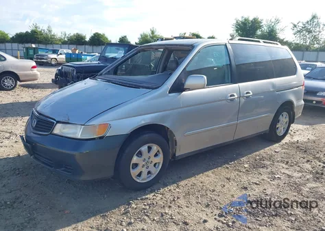 2004 Honda Odyssey Ex z USA, uszkodzony, nr VIN 5FNRL18634B146719